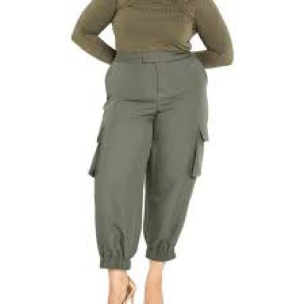 Eloquii Cargo Jogger Pants Plus Size 18